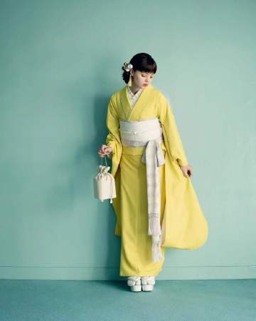 KIMONO BY NADESHIKO推出新作「我的振袖」系列，清新淡雅的颜色搭配 